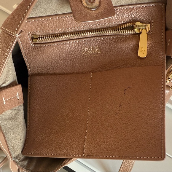 Frances Valentine “June” Tan Leather Hobo Bag - Picture 9 of 13